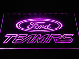 Ford TEAMRS LED Neon Sign USB - Purple - TheLedHeroes