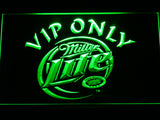 FREE Miller Lite VIP Only LED Sign - Green - TheLedHeroes