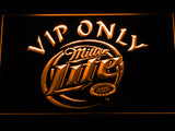 FREE Miller Lite VIP Only LED Sign - Orange - TheLedHeroes