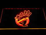 Ghostbusters (2) LED Neon Sign USB - Orange - TheLedHeroes