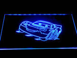 McQueen Car?ᡌED Neon Sign Electrical - Blue - TheLedHeroes