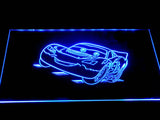 McQueen Car?ᡌED Neon Sign USB - Blue - TheLedHeroes