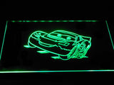 FREE McQueen Car  LED Sign - Green - TheLedHeroes