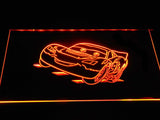 McQueen Car?ᡌED Neon Sign USB - Orange - TheLedHeroes