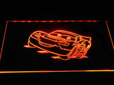 FREE McQueen Car  LED Sign - Orange - TheLedHeroes