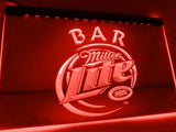 Miller Lite Bar LED Neon Sign Electrical - Red - TheLedHeroes