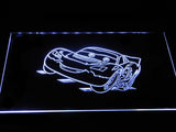 McQueen Car?ᡌED Neon Sign USB - White - TheLedHeroes