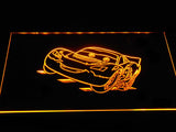 McQueen Car?ᡌED Neon Sign USB - Yellow - TheLedHeroes