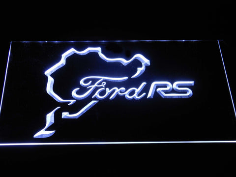 Ford RS LED Neon Sign Electrical - White - TheLedHeroes