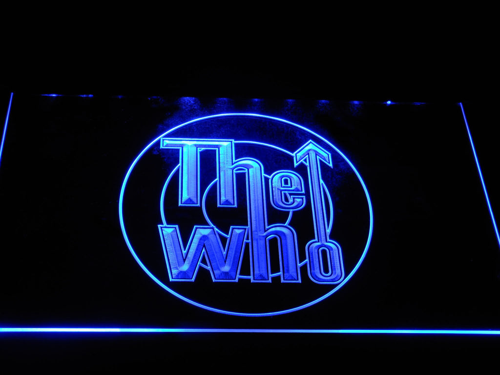 The Who LED Neon Sign Electrical - Blue - TheLedHeroes