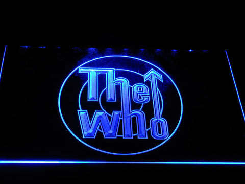 The Who LED Neon Sign Electrical - Blue - TheLedHeroes