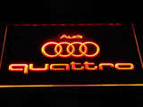 Audi Quattro LED Neon Sign Electrical - Orange - TheLedHeroes
