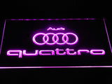 FREE Audi Quattro LED Sign - Purple - TheLedHeroes