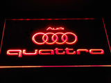 Audi Quattro LED Neon Sign USB - Red - TheLedHeroes