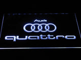 FREE Audi Quattro LED Sign - White - TheLedHeroes