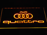 Audi Quattro LED Neon Sign Electrical - Yellow - TheLedHeroes