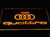 FREE Audi Quattro LED Sign - Yellow - TheLedHeroes