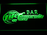 FREE Miller Lite Miller Time Live Bar LED Sign - Green - TheLedHeroes