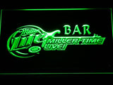 Miller Lite Miller Time Live Bar LED Neon Sign Electrical - Green - TheLedHeroes
