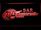 FREE Miller Lite Miller Time Live Bar LED Sign - Red - TheLedHeroes