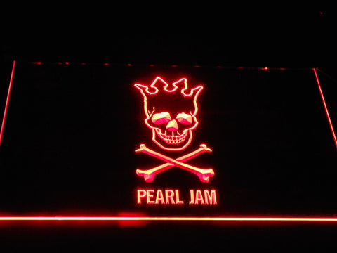 Pearl Jam LED Neon Sign USB - Red - TheLedHeroes