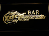 Miller Lite Miller Time Live Bar LED Neon Sign USB - Yellow - TheLedHeroes