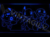 Pokemon Starters LED Neon Sign USB - Blue - TheLedHeroes