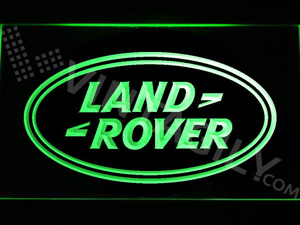 Land Rover LED Sign - Green - TheLedHeroes