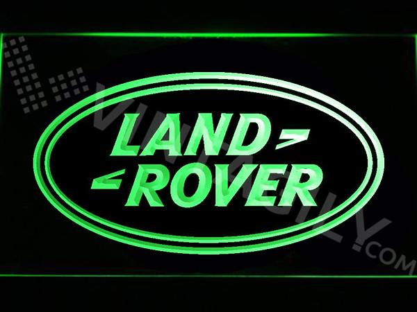 Land Rover LED Neon Sign USB - Green - TheLedHeroes