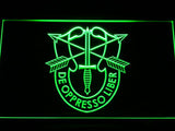De Oppresso Liber LED Neon Sign USB - Green - TheLedHeroes