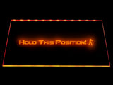 Counter Strike Global Offensive Hold This Position! LED Sign - Orange - TheLedHeroes