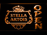 Stella Artois Open LED Neon Sign Electrical - Orange - TheLedHeroes