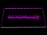 Counter Strike Global Offensive Hold This Position! LED Sign - Purple - TheLedHeroes