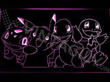 Pokemon Starters LED Sign - Purple - TheLedHeroes