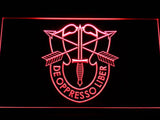 De Oppresso Liber LED Neon Sign Electrical - Red - TheLedHeroes