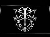 De Oppresso Liber LED Neon Sign USB - White - TheLedHeroes