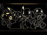 Pokemon Starters LED Neon Sign Electrical - Yellow - TheLedHeroes