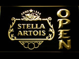 Stella Artois Open LED Neon Sign USB - Yellow - TheLedHeroes