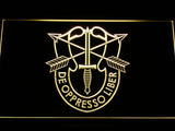 De Oppresso Liber LED Neon Sign Electrical - Yellow - TheLedHeroes