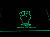 Rage Against the Machine LED Neon Sign Electrical - Green - TheLedHeroes