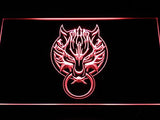 Cloudy Wolf Final Fantasy 7 FF7 LED Sign - Red - TheLedHeroes