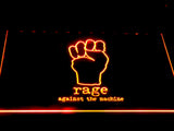 Rage Against the Machine LED Neon Sign USB - Orange - TheLedHeroes