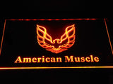 American Muscle Cars LED Neon Sign USB - Orange - TheLedHeroes