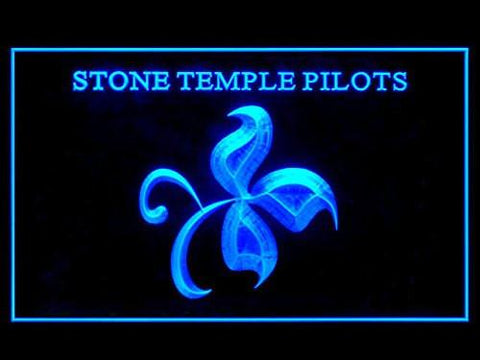 Stone Temple Pilots LED Neon Sign USB - Blue - TheLedHeroes