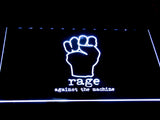 FREE Rage Against the Machine LED Sign - White - TheLedHeroes