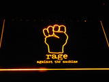 Rage Against the Machine LED Neon Sign USB - Yellow - TheLedHeroes