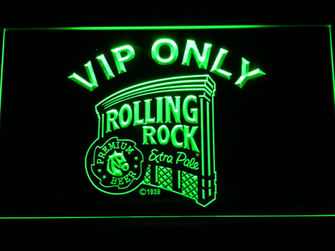 FREE Rolling Rock VIP Only LED Sign - Green - TheLedHeroes