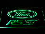 Ford RS ST LED Neon Sign Electrical - Green - TheLedHeroes