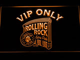 Rolling Rock VIP Only LED Neon Sign USB - Orange - TheLedHeroes
