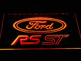 Ford RS ST LED Neon Sign USB - Orange - TheLedHeroes